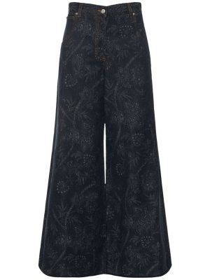 Voľné džínsy s potlačou s paisley vzorom Etro
