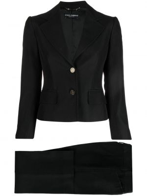 Ukrojena obleka Dolce & Gabbana Pre-owned črna