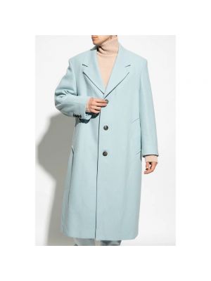 Abrigo de lana oversized Ami Paris azul