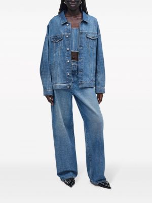 Křišťálová džínová bunda Marc Jacobs