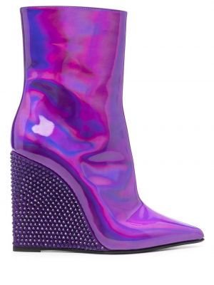 Členkové topánky Le Silla fialová