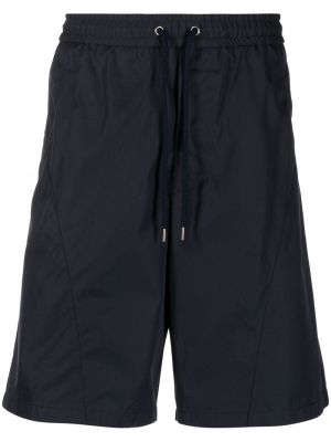 Bombažne kratke hlače Giorgio Armani modra