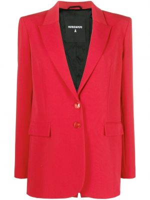 Lang blazer Patrizia Pepe rød