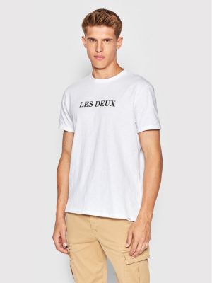 Marškinėliai Les Deux balta