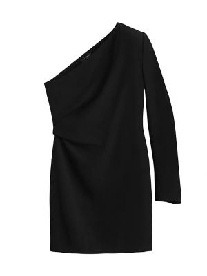 Платье мини из крепа Rag & Bone черное