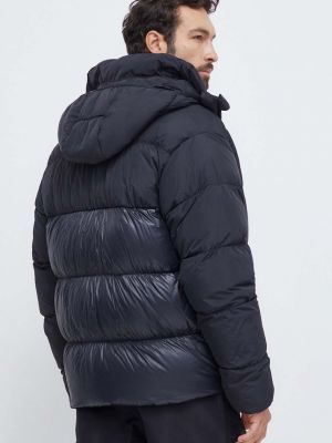 Péřová bunda s kapucí Adidas Originals černá