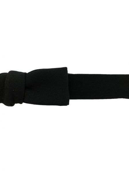 Zīda kaklasaite ar banti Gucci melns