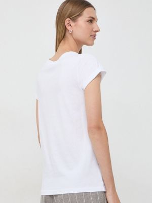 Bavlněné tričko Marella bílé
