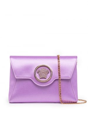 Чанта за носене на кръста Versace виолетово