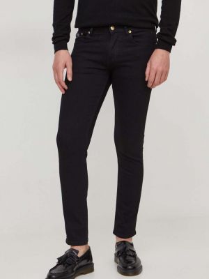 Черные джинсы скинни Versace Jeans Couture
