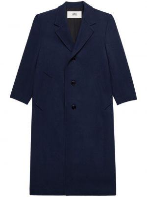 Oversized παλτό Ami Paris μπλε