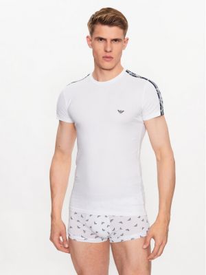Priliehavé tričko Emporio Armani Underwear biela