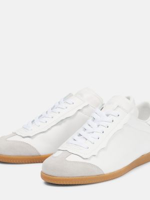 Sneakersy skórzane Maison Margiela białe