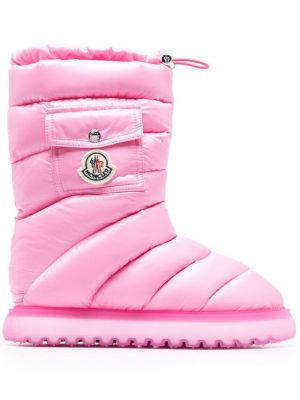 Škornji za sneg z žepi Moncler roza