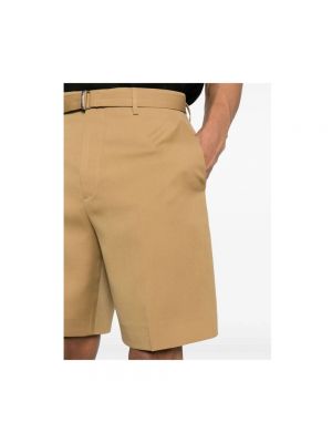 Pantalones cortos de lana Lanvin marrón