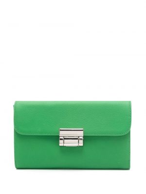 Kožená peňaženka Sarah Chofakian zelená