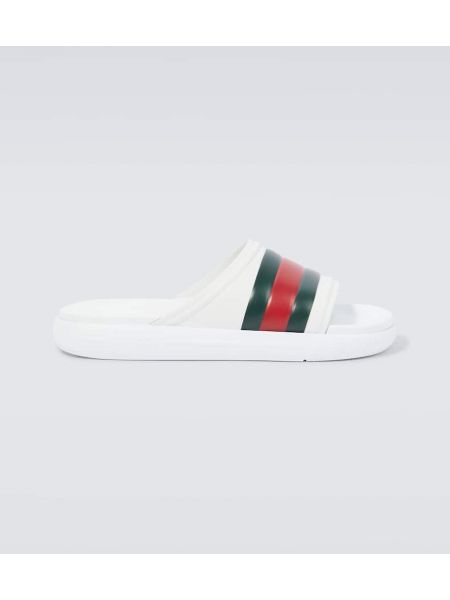 Slides Gucci bianco