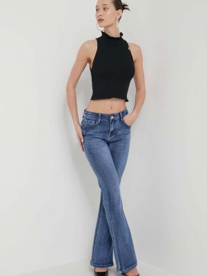 Pamučni pulover Moschino Jeans crna