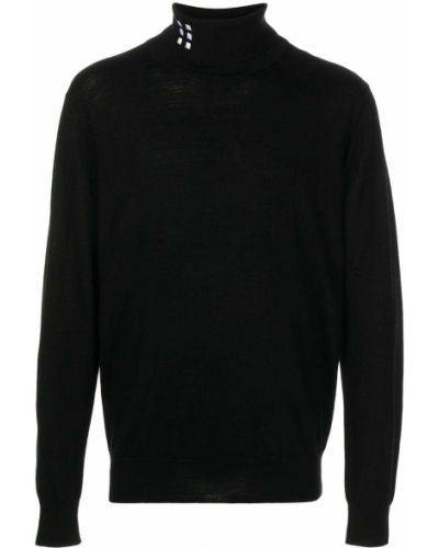 Прилепнал пуловер Romeo Hunte черно