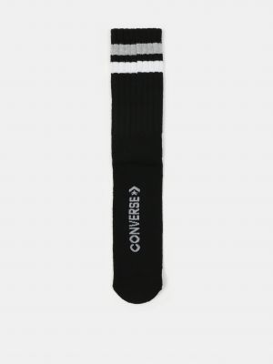 Ψηλές κάλτσες Converse μαύρο