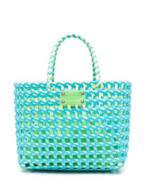 Плетени шопинг чанта Msgm