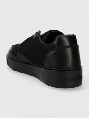 Fűzős csipkés fűzős sneakers Calvin Klein fekete