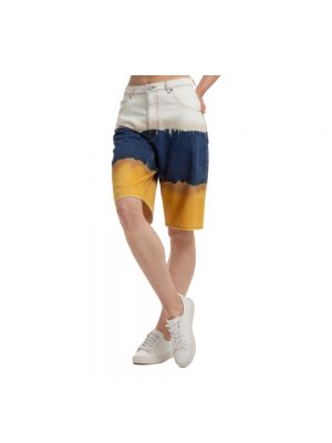 Jeans shorts Alberta Ferretti gelb