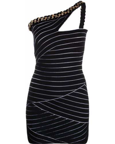 Strikket dress Balmain svart