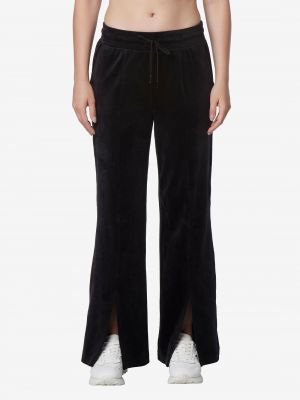 Женские бархатные брюки полной длины с вентиляцией Marc New York черный
