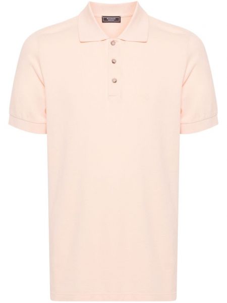 Kokvilnas polo krekls Peserico rozā
