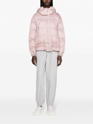 Dūnu jaka ar kapuci Adidas By Stella Mccartney rozā