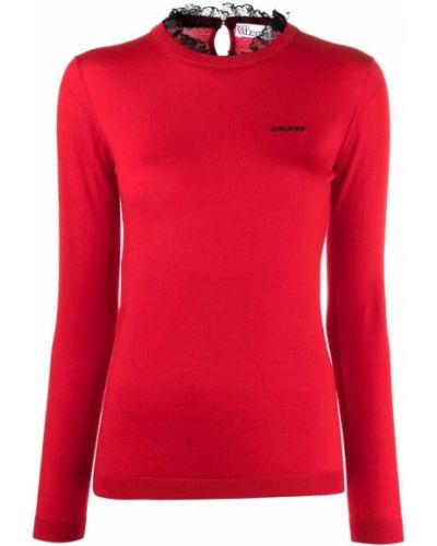 Jersey con bordado de tela jersey Red Valentino rojo