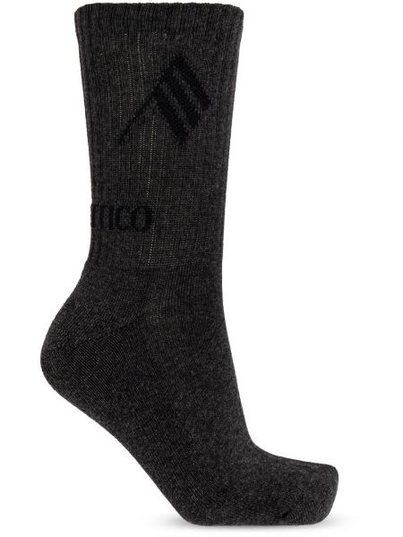 Jacquard socken The Attico grau