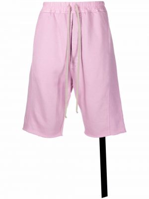 Pantalones cortos deportivos con cordones Rick Owens Drkshdw rosa