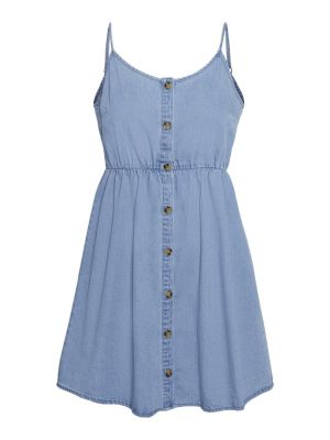 Košeľové šaty Vero Moda modrá