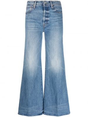 Relaxed fit flare jeans Mother blå