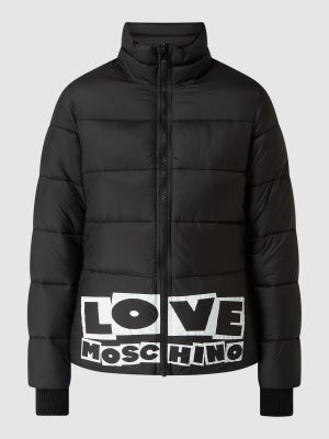 Pikowana kurtka Love Moschino czarna