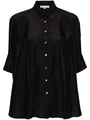 Hodvábna košeľa Antonelli čierna