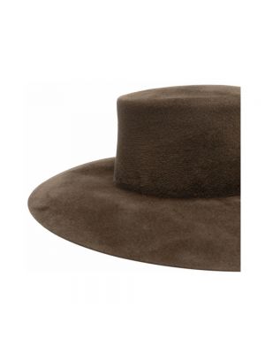 Sombrero Alberta Ferretti marrón