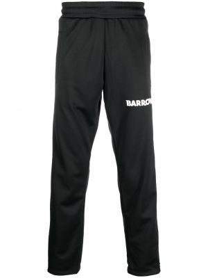 Spodnie sportowe z nadrukiem Barrow czarne