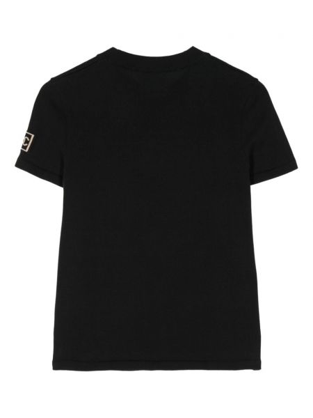 Kokvilnas t-krekls Chanel Pre-owned melns