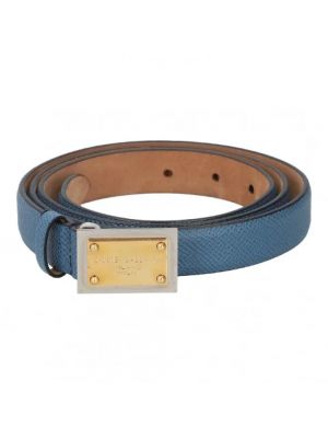 Cinturón de cuero Dolce & Gabbana Pre-owned azul