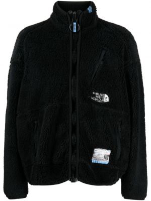 Flīsa jaka ar izšuvumiem Maison Mihara Yasuhiro melns