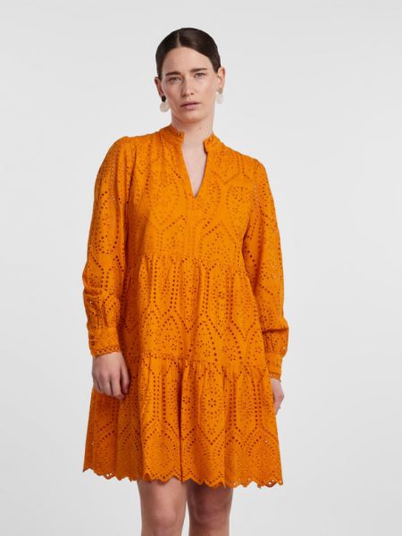 Kleid Yas orange