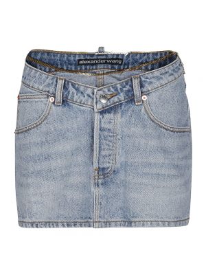 Spódnica jeansowa Alexander Wang niebieska