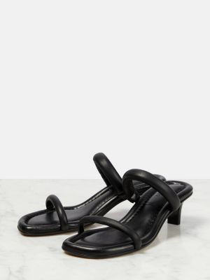 Кожени сандали Isabel Marant черно