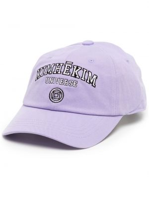 Brodert cap Kimhekim lilla