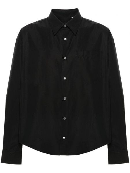 Bavlnená košeľa Ami Paris čierna