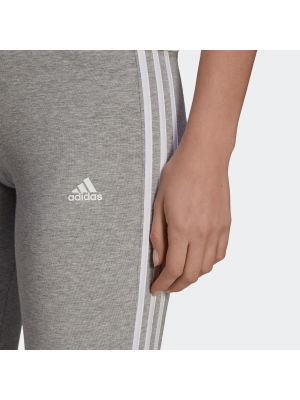 Leggings slim à rayures Adidas gris
