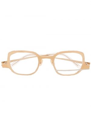 Pūkinės akiniai Masahiromaruyama auksinė